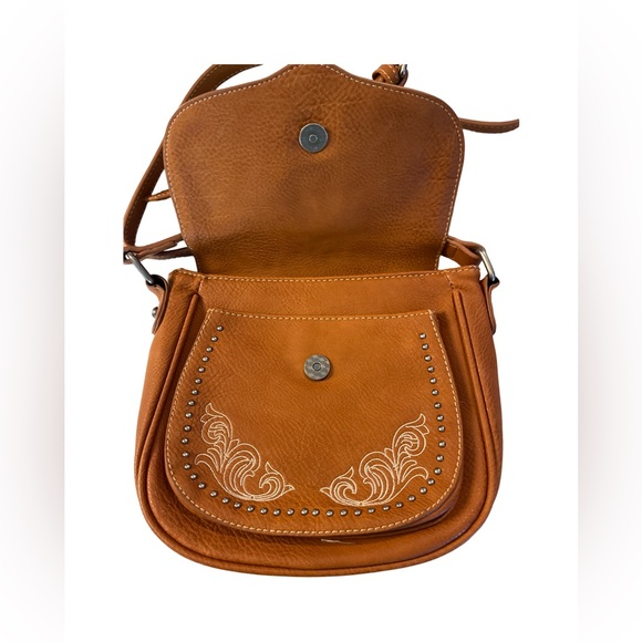 Montana West Embellished Western Crossbody bag Women's Brown - Picture 2 of 16